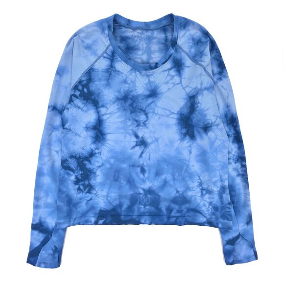 NEW Lululemon Swiftly Tech Long Sleeve Shirt 2.0 Marble Dye Commander Tie Dye 12 - Picture 1 of 7